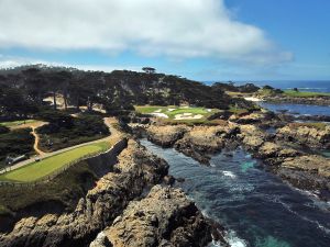 Cypress Point 15th Drone
